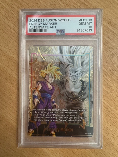 PSA10】エナジーマーカー 悟飯 パラレル EB01-10 厚 