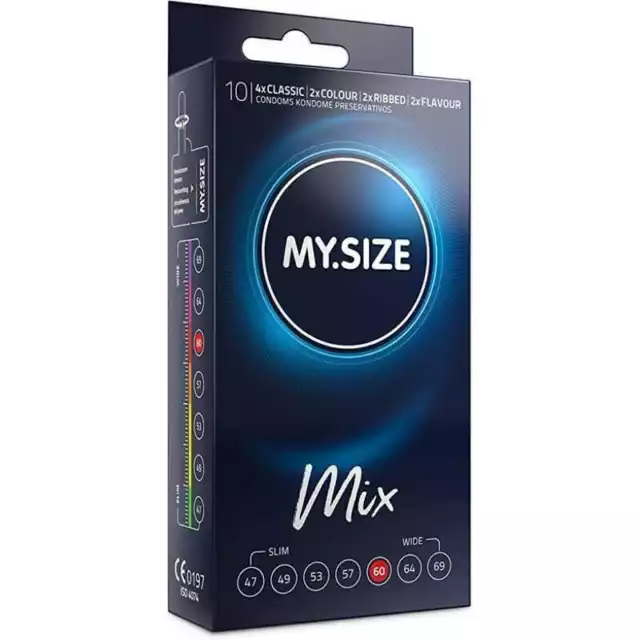 My Size Mix Préservatifs 60 Mm Norme Ce Protection Mst