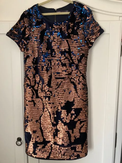 Girls M&S Sequin Occasions/Party Dress Age 9-10 Worn Once