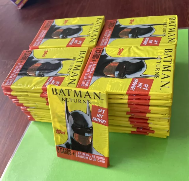 Batman Returns 1991 ..36 Pkts Trading Cards . Factory Sealed BULK SALE 2