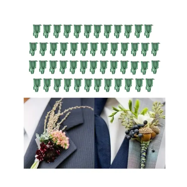 50 unidades Corsage Safety Clips ligeros hágalo usted mismo Corsage Breastpin Corsage Safety Pins