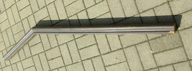 HANDLAUF mit Profil aus Villa um 1900 Holz gewinkelt Treppengeländer HANDLAUF mit Profil aus Villa um 1900 Holz gewinkelt Treppengeländer
