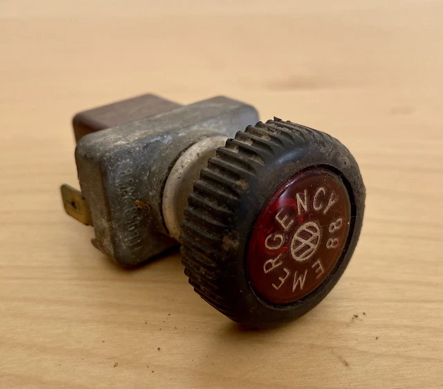 VW BUG T1 Beetle Hazard Emergency Switch OEM 66 Only COMPLETE 111953505