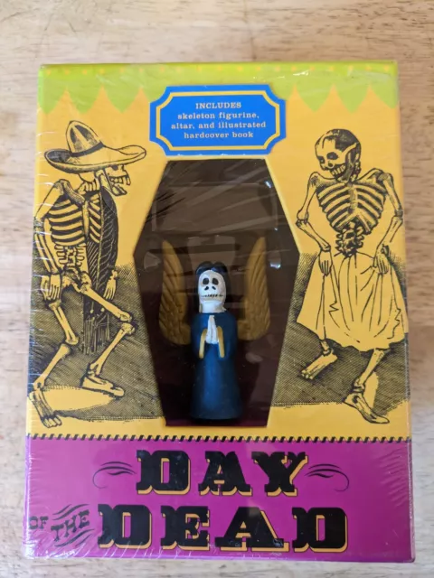 NOS 2001 DAY OF THE DEAD BOX, BOOK, FIGURINE by Gina Hyams & Alathea Morrison