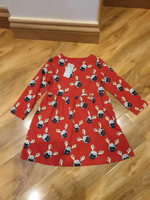 Bnwt Debenhams Blue Zoo Red Dress 2-3 Years