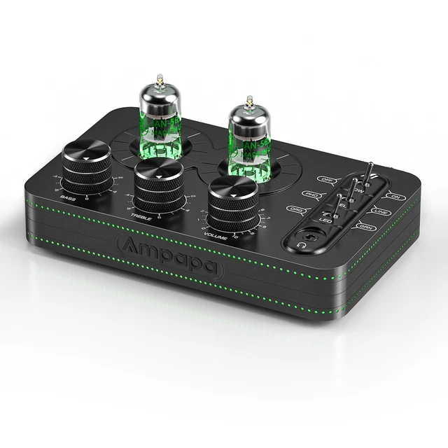 HIFI GE5654 TUBE Phono Stage Preamp for Home Turntable Mini Stereo