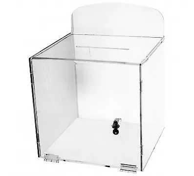 E-381 URN  Urne murale plexi transparent - Dimensions: 30 x 30 x H 30 cm