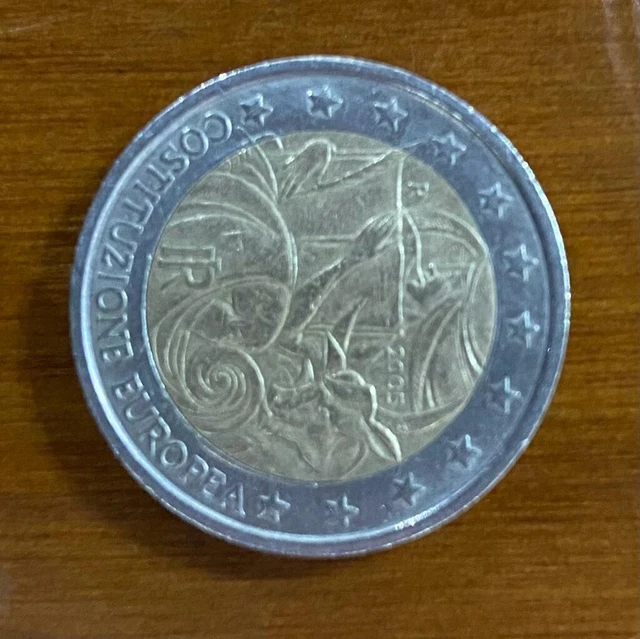 Moneta Rara MONETA RARA DA 2 euro costituzione italiana, con sicura coscienza EUR ...