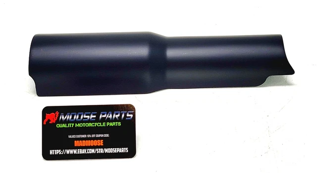 09-22 Harley Touring Vance Hines Power Duals Exhaust Pipe Heat Shield Black FLH
