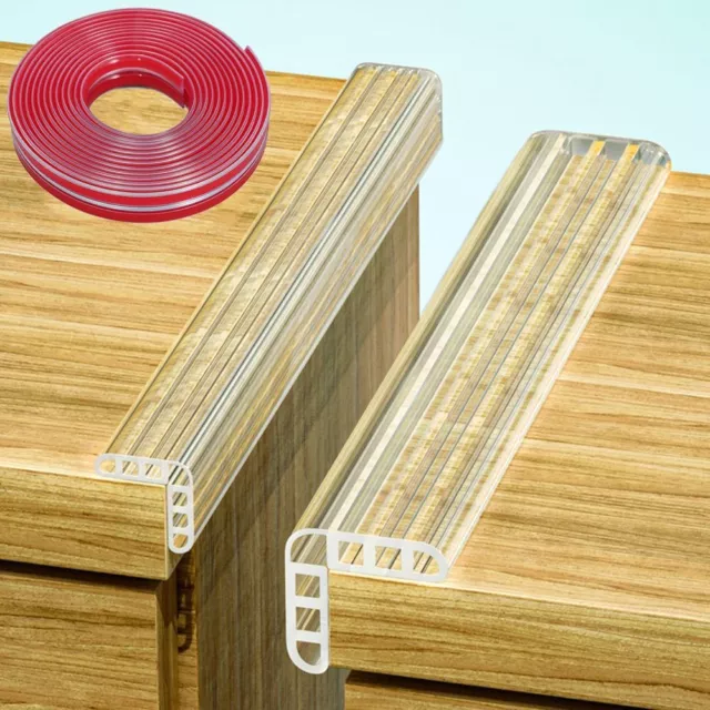 Self Adhesive Desk Bumper Table Edge Guard Strip Furniture Corner Protector