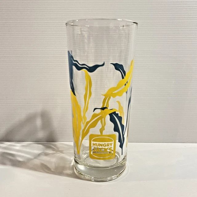 HUNGRY JACKS GLASS 2021 Aussie Summer Limited Edition 50 Years Yellow