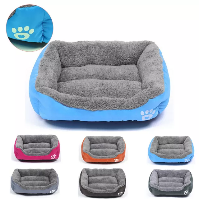 Small Pet Dog Cat Bed Puppy Cushion House Soft Warm Kennel Mat Pad Washable