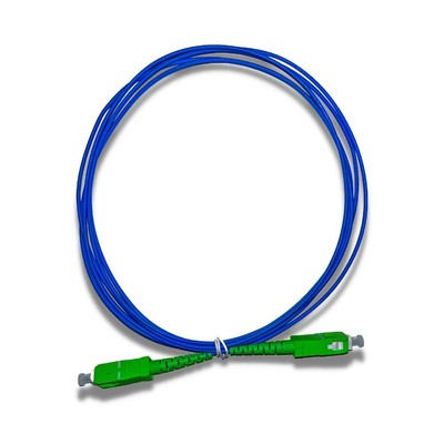 APC Cavo Fibra Ottica Patchcord bretella Monomodale FTTH SC/APC G657A da 10mt 