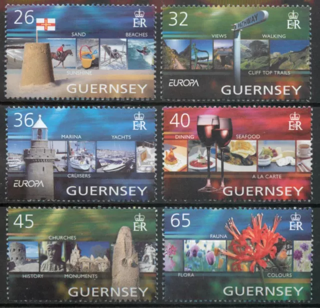 Guernsey 2004 Europa: Holidays Elements of set SG 1032-1037 MNH mint