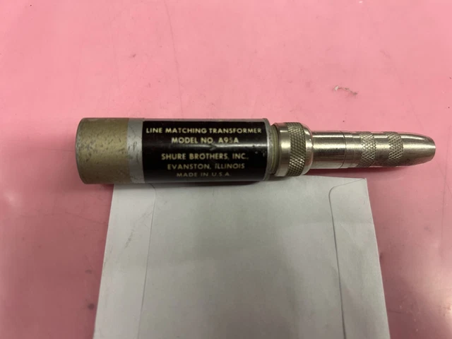 SHURE A85F - Low To High Impedance Microphone Matching Transformer - In - Foto 8