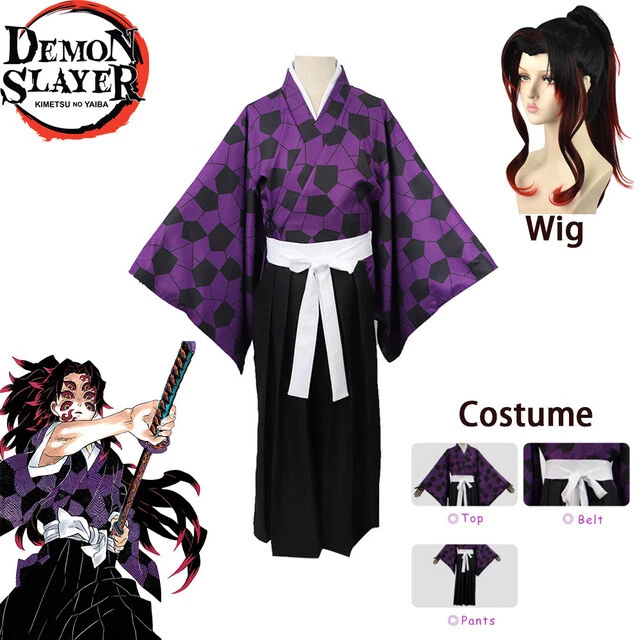 DEMON SLAYER KIMETSU no Yaiba Kokushibo Cosplay Costume Kimono