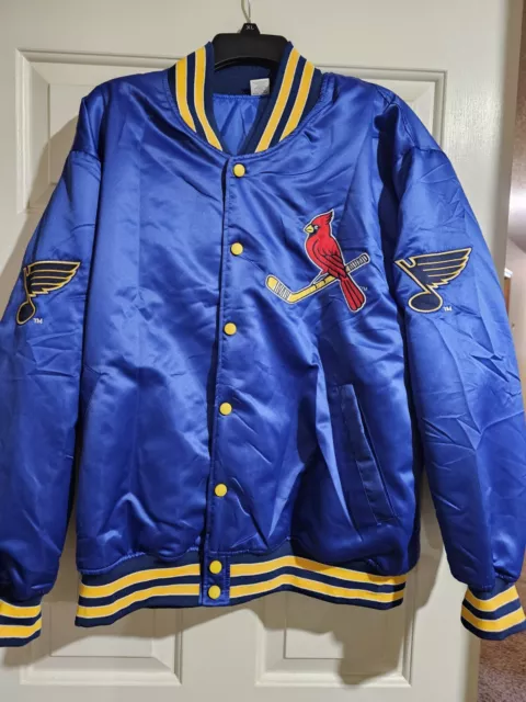 St Louis Cardinals Blues Night Theme Dugout Jacket SGA 9-16-22 L XL 2XL  SOLD OUT