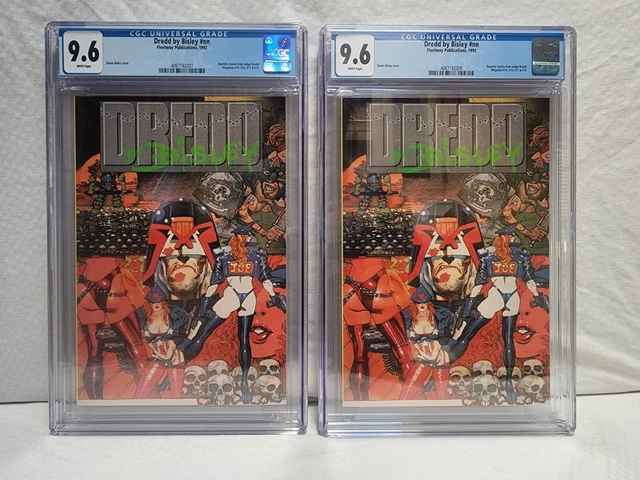 🔑🔥🔥🔥 DREDD by Simon Bisley The Biz CGC 9.6 Fleetway Judge Dredd 192007 009