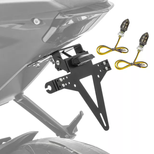 Set Portatarga Moto + 2x Frecce moto LED per Honda CBR 600 F / RR KH2