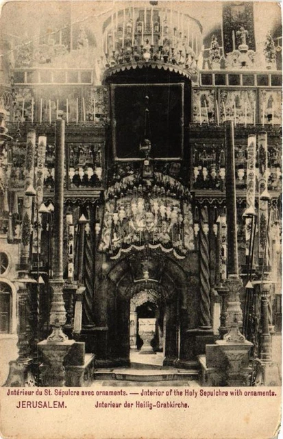 CPA AK JERUSALEM Intérieur der Heilig-Grabkirche ISRAEL (751558)