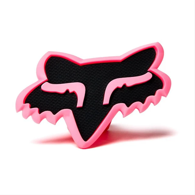 Receiver Hitch Cover 2 in. Receiver Size Polyurethane Black/Pink Each