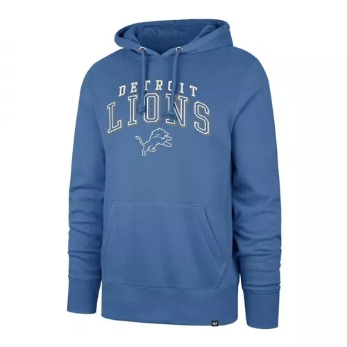 Detroit Lions NFL '47 Brand Blue Double Decker Headline Men's Hoodie