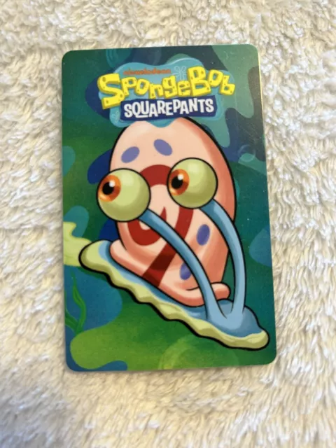 SpongeBob Gary The Snail Card
