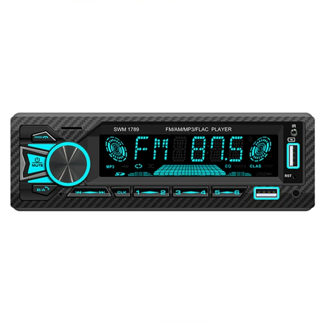 Bluetooth Car Stereo Audio In-Dash FM Aux Input Receiver TF USB MP3 Radio Player