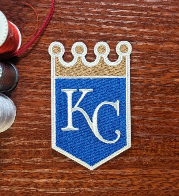 Kansas City Royals Patch MLB Baseball KC Sports Embroidered Iron On 1.75x2.25"