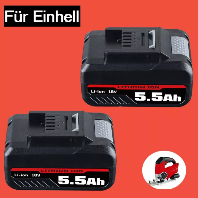 Für Einhell PXC-Twinpack 5,5 Ah Akku Set Power X change twin pack 18 V 2-Stück