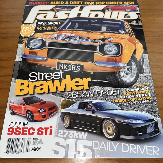 FAST 4 & Rotaries 2008 Annual Escort Mazda RX2 RX7 v RX8 Mini Datsun 1200  MR2 GT $3.83 - PicClick AU