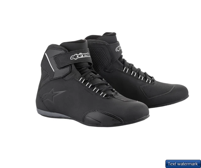ALPINESTARS Sektor Wasserfest Reiten Schuhe 4119-0105-07 Schwarz Größe 8