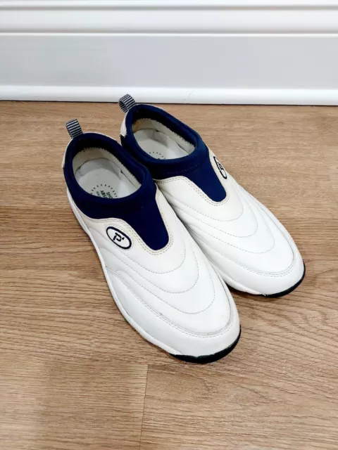 Propet/Sz.9,5M(B)Women's Shoes/Leather/Slip On/Comfort/Walking/White/Mule/W3851