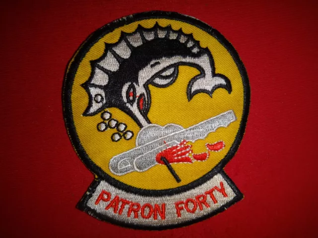 US Navy Patrol Squadron PATRON FORTY VP-40 Vietnam War Patch