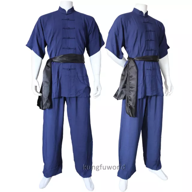 Cotton Changquan Uniform Kung fu Martial arts Tai chi Suit Wing Chun Top Pants