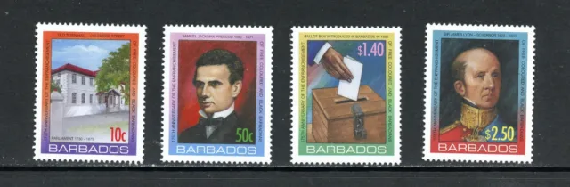 R1433 Barbades 2006 Enfranchisement Édition 4v. MNH