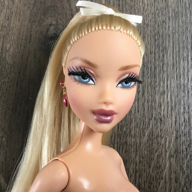 Barbie with cheap real eyelashes