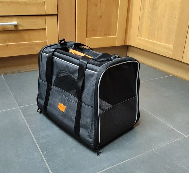 Bolsa de transporte de mascotas Morpilot, bolsa de transporte suave portátil para gatos o perros, tapete extraíble.