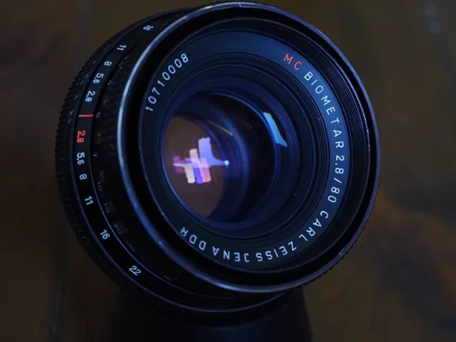 Exc. Carl Zeiss Jena MC Biometar 2.8 80 P6, Pentacon Six mount