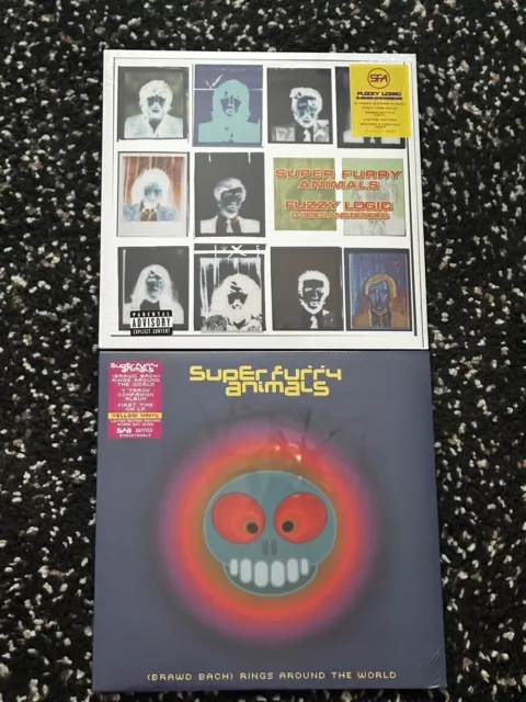 Super Furry Animals RSD B-Sides And Besides Green Vinyl & Brawd Bach New/Sealed