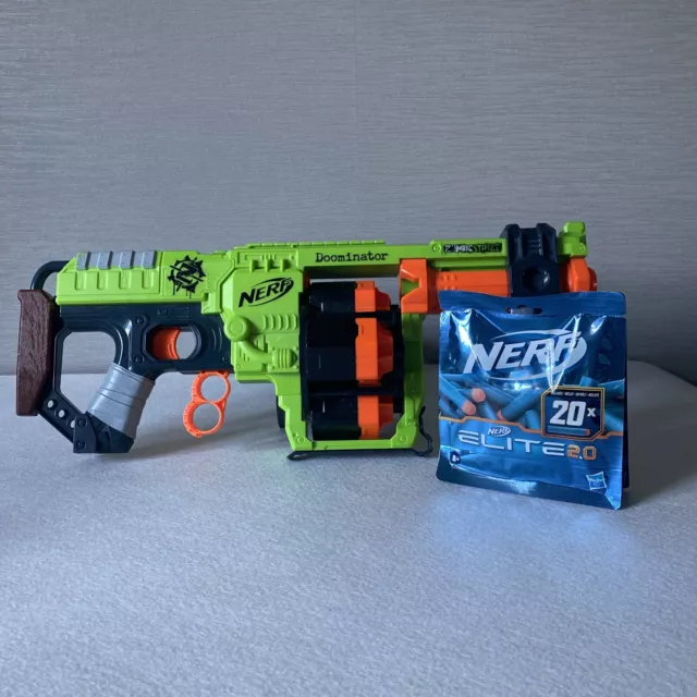 Pistolas nerf sale zombie strike doominator