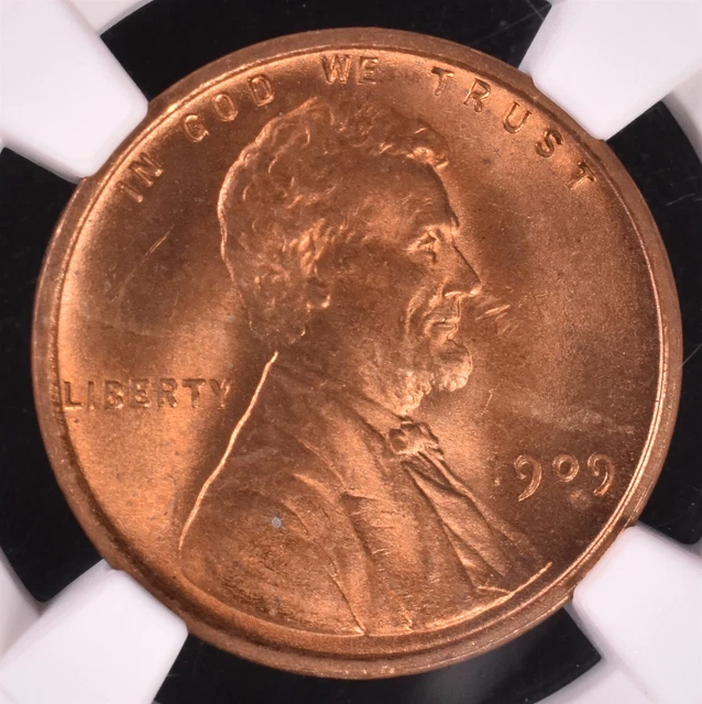 1909 VDB Lincoln Wheat Penny Cent - NGC MS65 RD