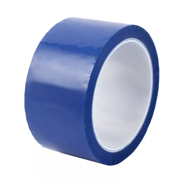 50mm Single Sided Strong Self Adhesive Mylar Tape 50M Length Blue
