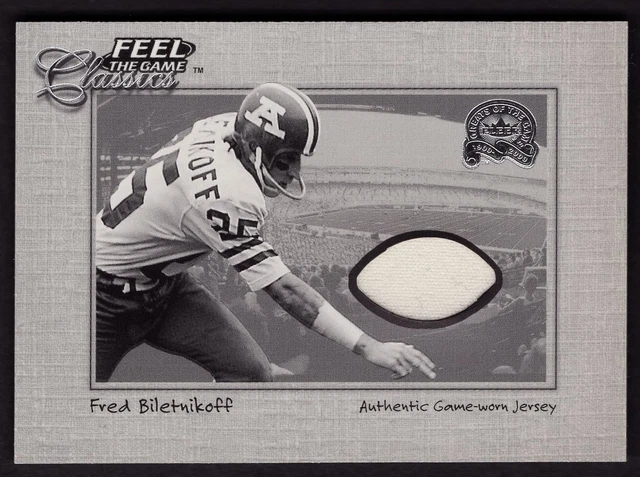 2000 Fleer Greats Of The Game - Fred Biletnikoff - Jersey Relic | Nm - Mt | 2000 Fleer Greats Of The Game - Fred Biletnikoff - Jersey Relic | Nm - Mt |