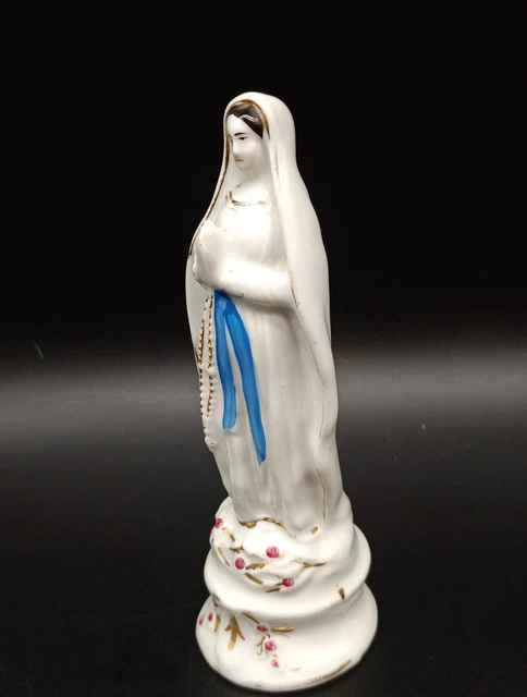 Vierge marie en porcelaine de Paris