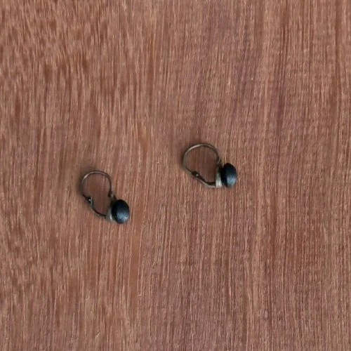 Boucles D'oreilles Dormeuses Poggi Paris - 25x15 Mm, Argenté, Occasion