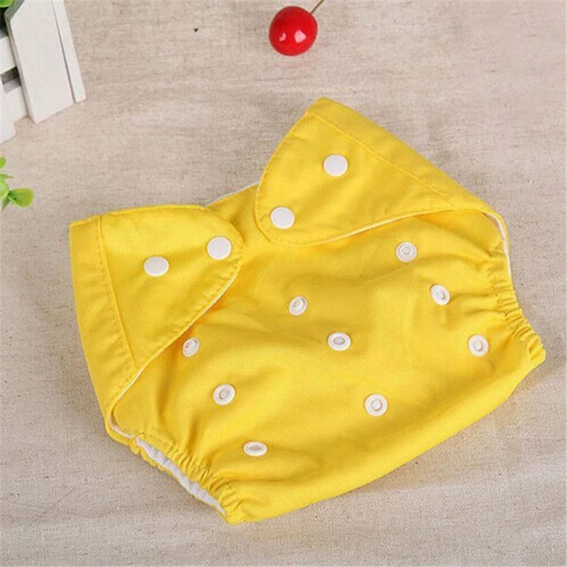 1PC Baby Washable Cloth Diaper Adjustable Reusable Solid Diaper Cover Wholesale 9
