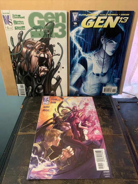 Lot of Three Gen 13 Image Comic Books #4,5 & 6 Wildstorm Comics 2003