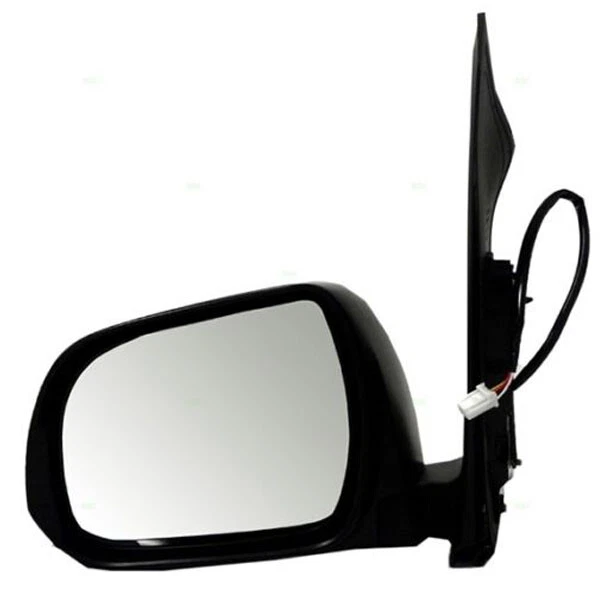 For 11-14 Sienna Van Rear View Mirror Power Non-Heated Textured Black Left Side