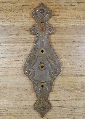 Antique Vtg Brass Escutcheon Key Hole and or Switch Plate Cover